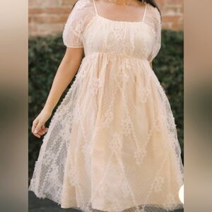 Dotted Tulle Dress